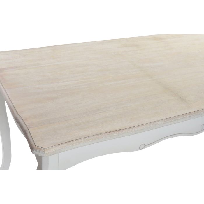 DKD Home Decor Mesa Comedor Tradicional Versalles3 Blanco Natural Madera 80 x 79 x 160 cm 1