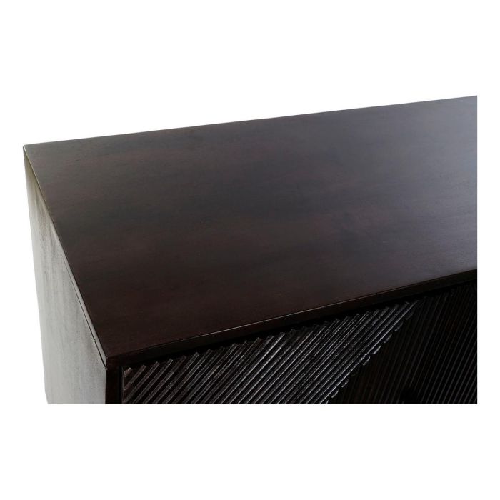 Buffet Moderno DKD Home Decor Marron Oscuro Negro 45 x 77.5 x 177 cm 6