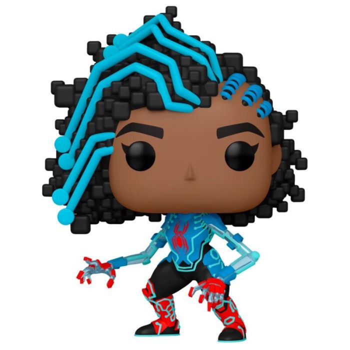 FUNKO Figura POP Marvel Spiderman Across the Spiderverse Spider-Byte de Vinilo de 9cm en Caja Regalo con Ventana 1 FUNKO Figura POP Marvel Spiderman Across the Spiderverse Spider-Byte de Vinilo de 9cm en Caja Regalo con Ventana 1