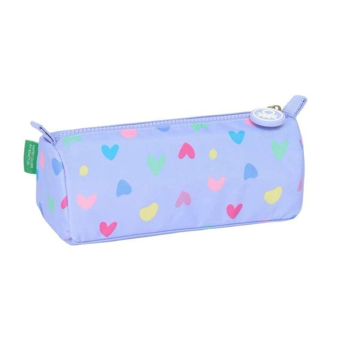 Bolso Escolar Portatodo Safta Benetton Lila 80x210x70 mm 1 Bolso Escolar Portatodo Safta Benetton Lila 80x210x70 mm 1