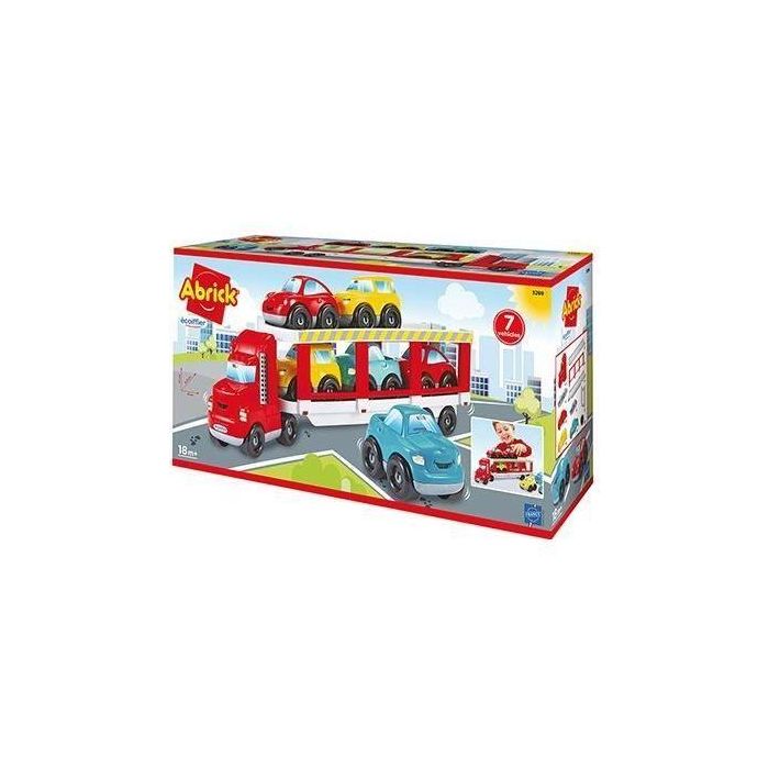 Ecoiffier 3289 Camión portacoches Abrick con 6 vehículos de juguete, doble piso y rampa articulada para carga/descarga, ideal para niños a partir de 18 meses 4 Ecoiffier 3289 Camión portacoches Abrick con 6 vehículos de juguete, doble piso y rampa articulada para carga/descarga, ideal para niños a partir de 18 meses 4