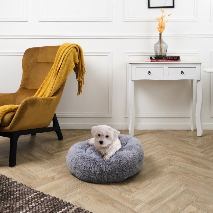 The Concept Factory Cama para Mascota Gris Mon Chat Mon Ch Diámetro 60 cm 6