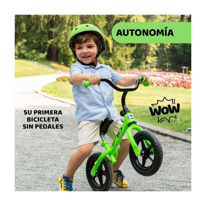 Chicco Bicicleta sin Pedales S Bullet Verde 10 Pulgadas para Niños de 2 a 5 Años Ideal para el Equilibrio 9