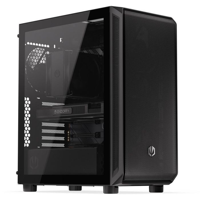 ENDORFY EY2A010 ARX 500 Air TG Black - Caja PC Midi Tower Gaming con Panel y Ventana Lateral de Vidrio Templado 25