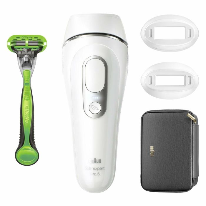 Braun Depiladora de luz pulsada Silk-expert Pro 5 IPL PL5145 Blanco, verde y negro 3 Braun Depiladora de luz pulsada Silk-expert Pro 5 IPL PL5145 Blanco, verde y negro 3
