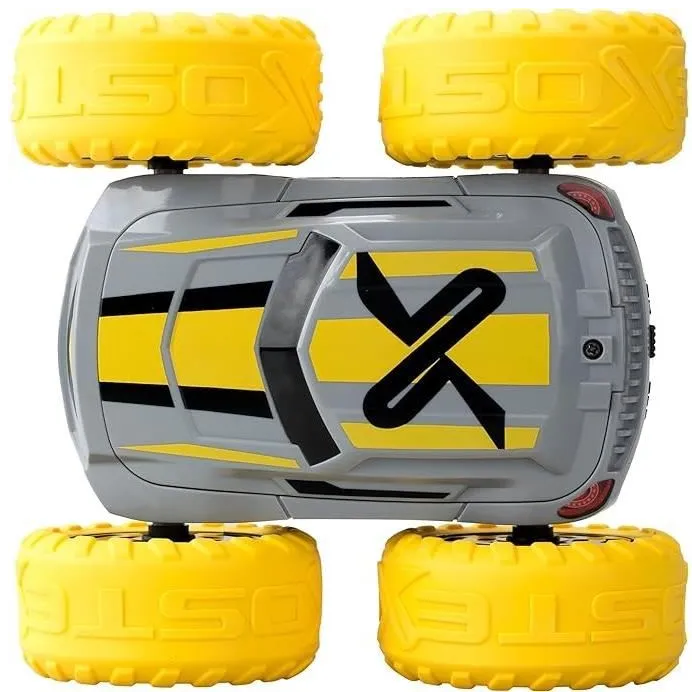 Exost Coche Teledirigido 360 Cross, Batería Recargable, Giro 360 Grados, 2.4 GHz, Interior/Exterior, 30-40 Minutos Juego, Desde 4 Años 2