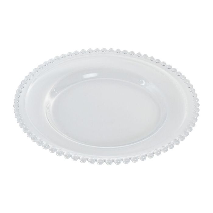 DKD Home Decor Plato Básico de Cristal Transparente 27x27x2.6 cm Apto para Microondas y Lavavajillas 3 DKD Home Decor Plato Básico de Cristal Transparente 27x27x2.6 cm Apto para Microondas y Lavavajillas 3