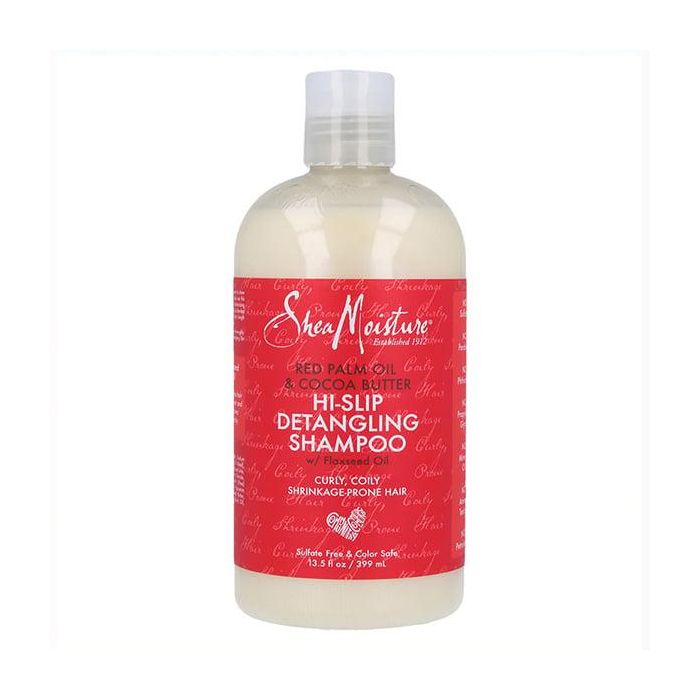 Shea Moisture Champú de Manteca de Palma Roja y Cacao 13.5Oz/399 ml - Para Rizos Definidos