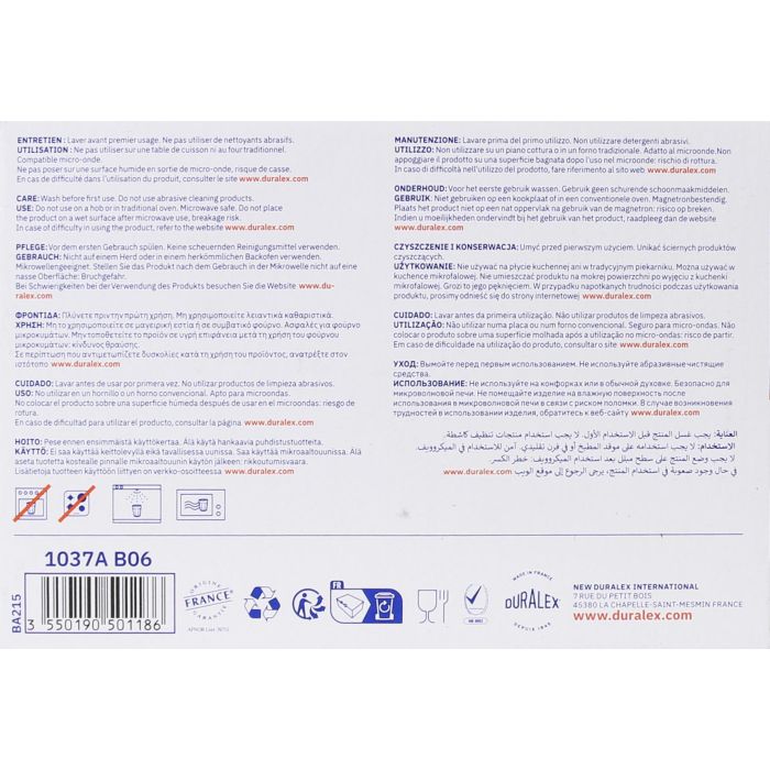 Duralex Set 6 Vasos Transparentes 13 cl Colección Provence (12 Cajas) 5