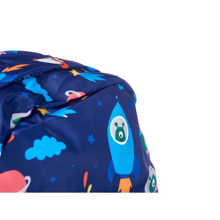 Mochila Infantil Espacial Pincello 22x28x12 cm - Estampado colorido (12 Unidades) 3 Mochila Infantil Espacial Pincello 22x28x12 cm - Estampado colorido (12 Unidades) 3