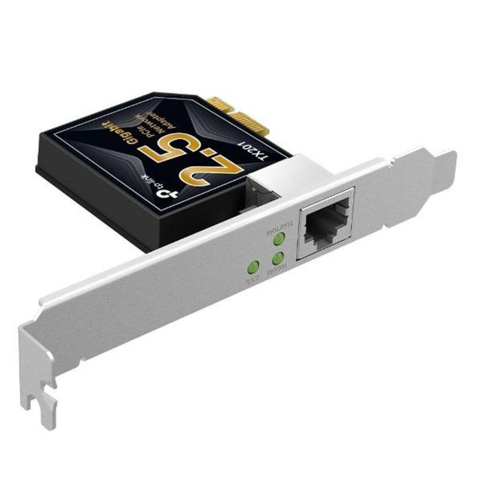 Tp - Link TX201 Adaptador de red PCIe 2.5 Gigabits, compatible con Windows y Linux, soporte perfil bajo Tp - Link TX201 Adaptador de red PCIe 2.5 Gigabits, compatible con Windows y Linux, soporte perfil bajo