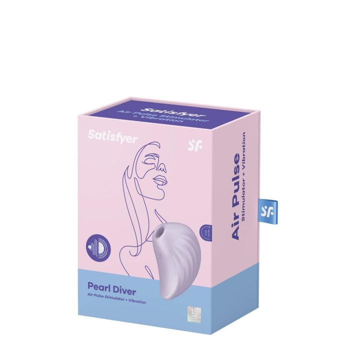 Succionador de Clítoris Satisfyer Pearl Diver Morado 1 Succionador de Clítoris Satisfyer Pearl Diver Morado 1