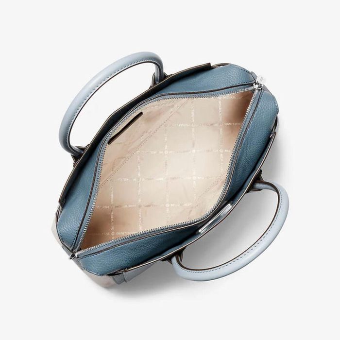 Bolso Mujer Michael Kors MERCER Azul 30 x 23 x 10 cm 1 Bolso Mujer Michael Kors MERCER Azul 30 x 23 x 10 cm 1