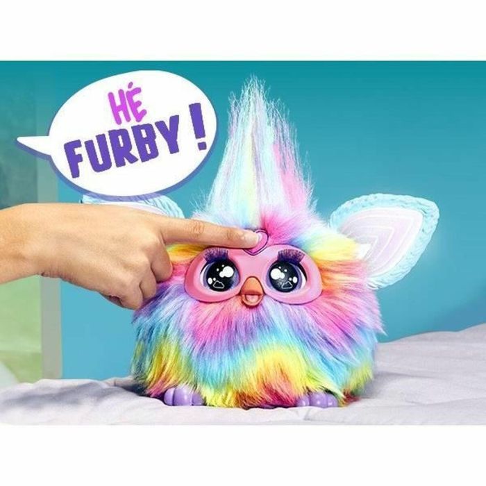 Hasbro Furby Tie Dye HAS5010996202864 Peluche Interactivo para Niñas y Niños, 15 Accesorios, Animatrónico Activado por Voz, a Partir de 6 Años 3