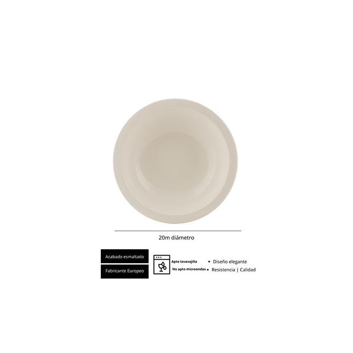Modern Plato Hondo 20 Cm (6 Unidades) 1 Modern Plato Hondo 20 Cm (6 Unidades) 1