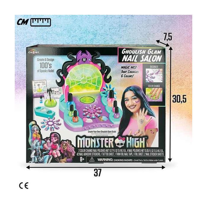 Estudio de uñas monster high glam ghoulish con accesorios 9 Estudio de uñas monster high glam ghoulish con accesorios 9