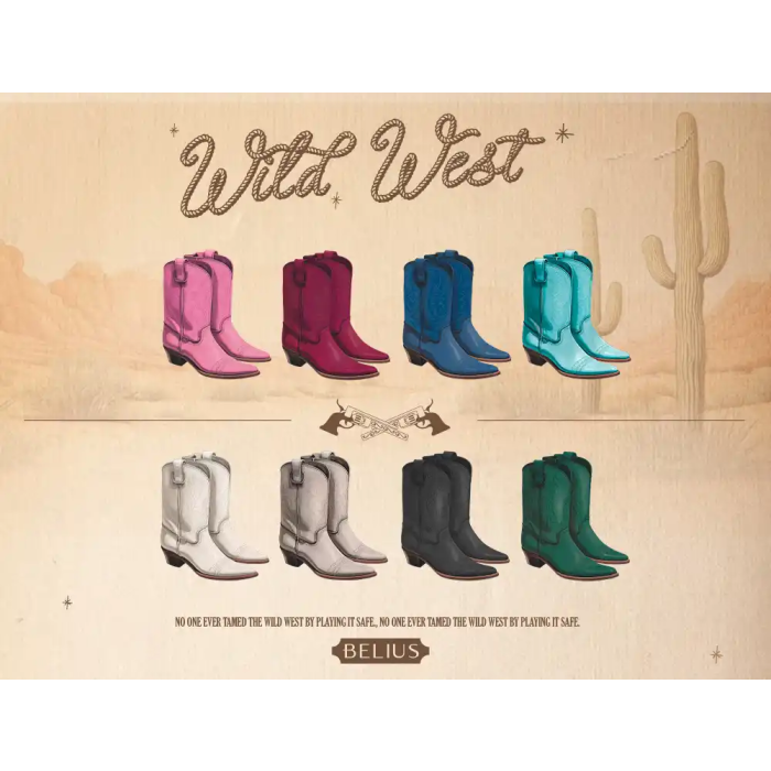 Belius Roller Wild West Aluminio Rosa Dorado Tinta Negra Caja Diseño 2