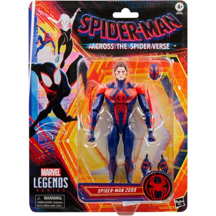 HASBRO Figura Spider-Man 2099 Across The Spider-Verse Marvel articulada 15cm con accesorios