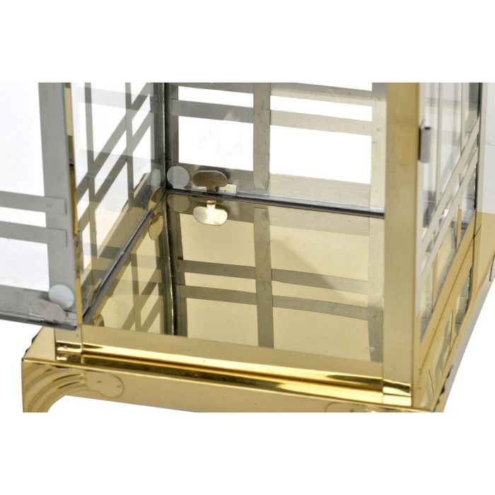 Farola Chic DKD Home Decor Dorado 22 x 57 x 22 cm Set de 2 1 Farola Chic DKD Home Decor Dorado 22 x 57 x 22 cm Set de 2 1