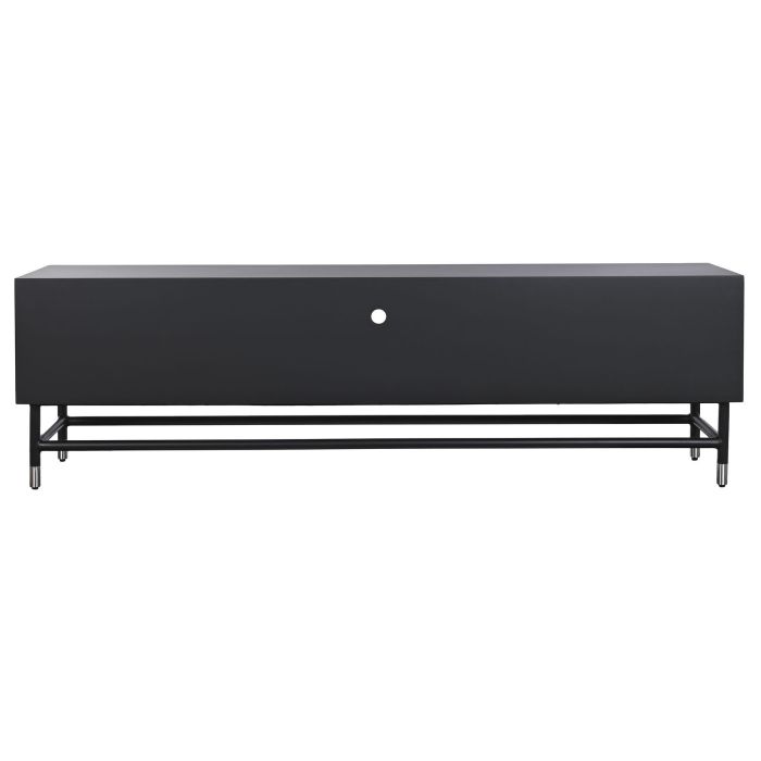 DKD Home Decor Mueble TV Moderno Negro Gris 40 x 50 x 170 cm 9
