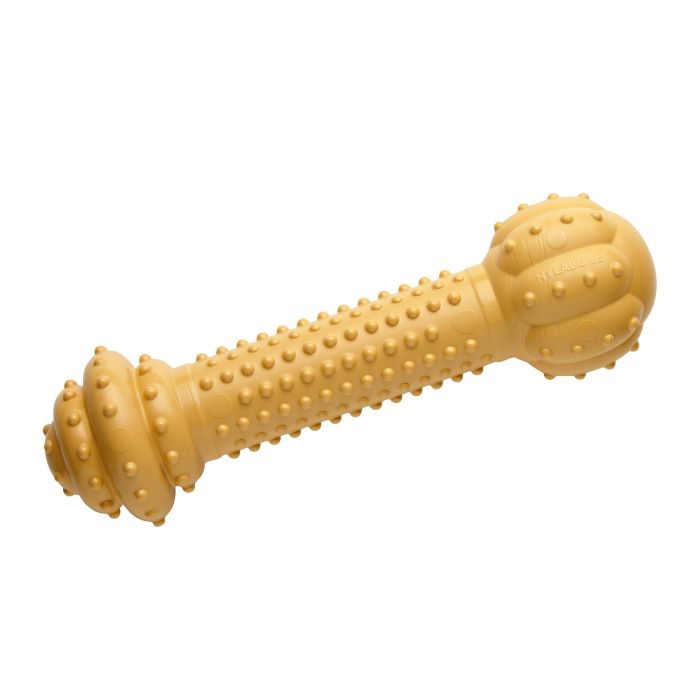 Nylabone Extreme Chew Juguete Masticable Barbell para Perros, Nylon Resistente, Sabor Mantequilla Cacahuete, Limpieza Dental, Talla L Marrón 2 Nylabone Extreme Chew Juguete Masticable Barbell para Perros, Nylon Resistente, Sabor Mantequilla Cacahuete, Limpieza Dental, Talla L Marrón 2