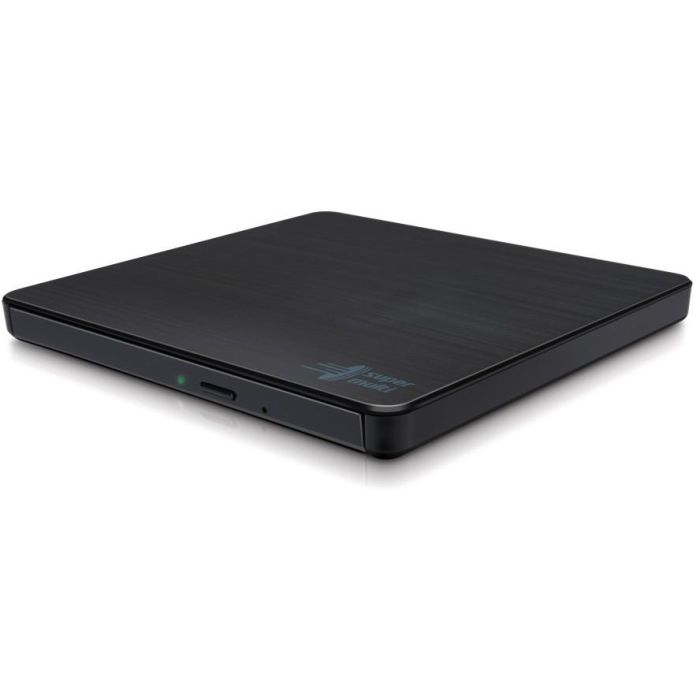 Hitachi-LG HLDS GP60NB60 Grabador DVD Externo Slim USB 2.0 Negro para Sobremesa/Portátil, Compatible M-DISC 1