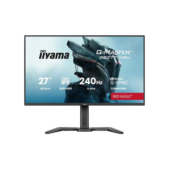 Iiyama GB2771HSU-B1 Pantalla para PC 27" Fast IPS 1920 x 1080 240Hz HDR USB 3.2 Negro 0 Iiyama GB2771HSU-B1 Pantalla para PC 27" Fast IPS 1920 x 1080 240Hz HDR USB 3.2 Negro 0