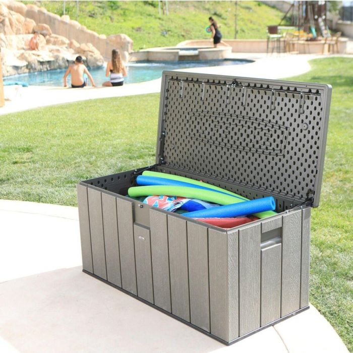 Arcón de Exterior Lifetime Marrón 570 L 150 x 69 x 72 cm Acero Plástico 1 Arcón de Exterior Lifetime Marrón 570 L 150 x 69 x 72 cm Acero Plástico 1