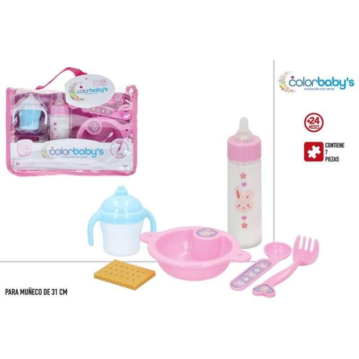 Bolso bebe con 6 accesorios. para muñeco 31 cm. - modelos surtidos 2 Bolso bebe con 6 accesorios. para muñeco 31 cm. - modelos surtidos 2