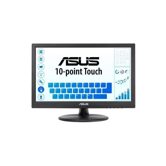 Asus VT169HE Monitor Táctil Profesional 15.6" Full HD IPS 10 Puntos Táctiles Windows 11 Eye Care VESA Negro