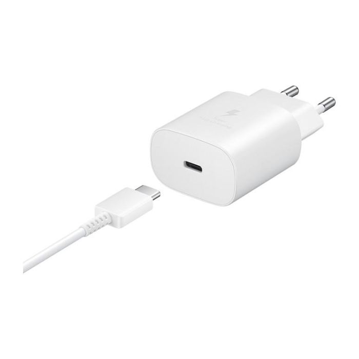 Samsung EP-TA800 Cargador Rápido USB Tipo C 25W 1m Blanco OEM