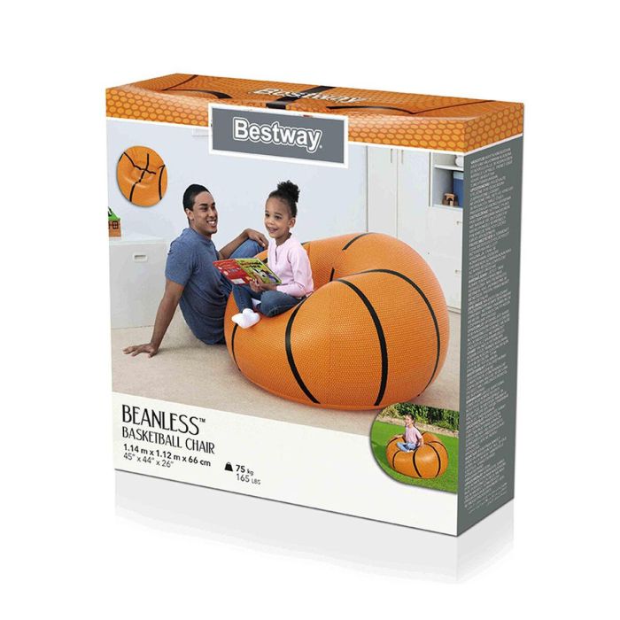Bestway Sillon Hinchable Gigante Baloncesto 114x112x66 cm +6 Años Interior y Jardin 75103 22 Bestway Sillon Hinchable Gigante Baloncesto 114x112x66 cm +6 Años Interior y Jardin 75103 22