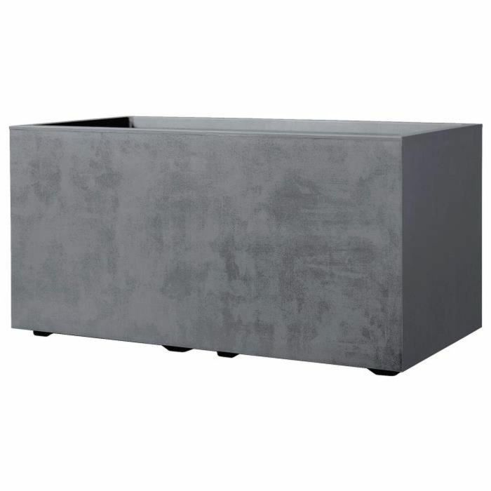 Deroma 9H91ZSZ217 Jardinera Muret Millennium R con Reserva de Agua, Gris Ceniza, 79 cm