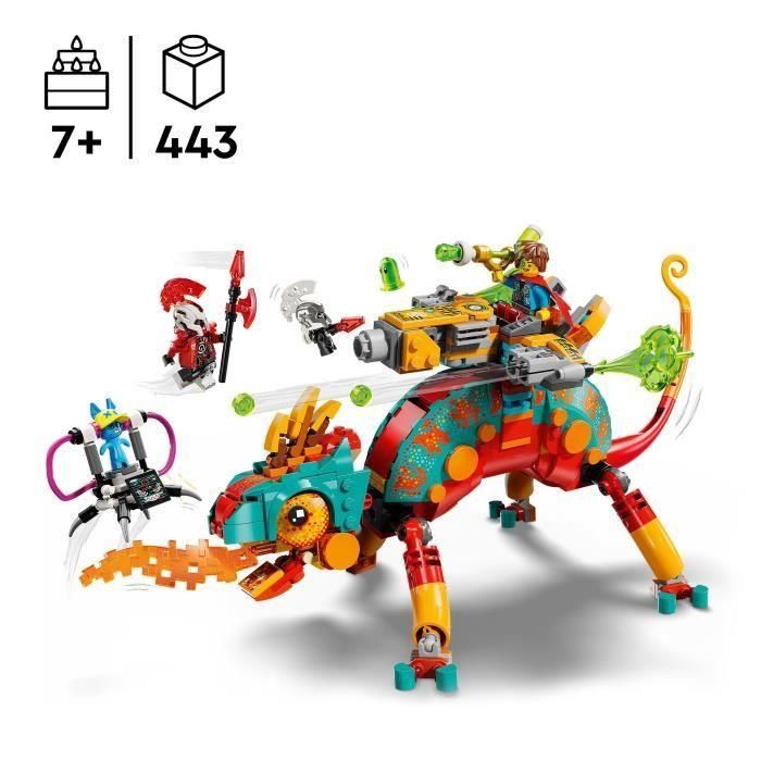 LEGO 71492 DREAMZzz Camaleón Llameante de Mateo, Set de Construcción 2 en 1 Transformable en Guardián o Reactor 1 LEGO 71492 DREAMZzz Camaleón Llameante de Mateo, Set de Construcción 2 en 1 Transformable en Guardián o Reactor 1