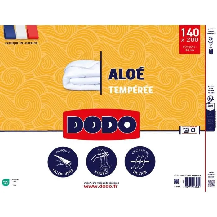 Dodo Edredón Aloe 140x200 cm - Templado - 300 g/m² - DOD3307419665057 5