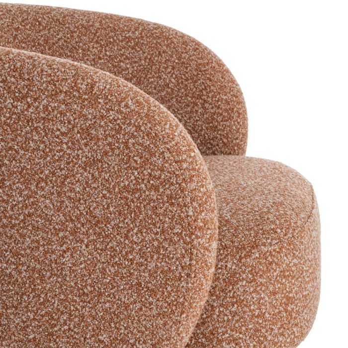 Sillón Giratorio Salmón Tejido Salón 78 X 79 X 77 cm