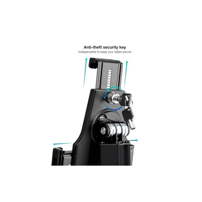 Tooq Soporte Tablet Antirrobo TQTDS0811 Sobremesa Ajustable Negro para 7.9-10.5 Pulgadas 3 Tooq Soporte Tablet Antirrobo TQTDS0811 Sobremesa Ajustable Negro para 7.9-10.5 Pulgadas 3