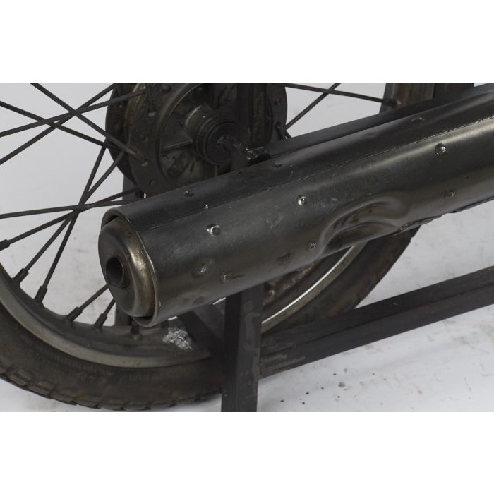 DKD Home Decor Botellero metal Loft Negro Natural 155 x 96.5 x 56.5 cm 2