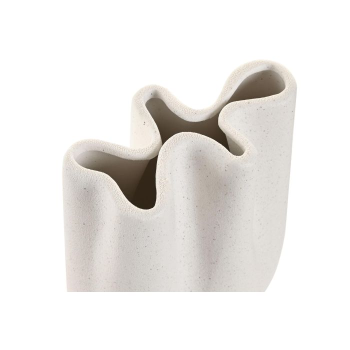 Jarron Scandi DKD Home Decor Blanco 11 x 18 x 16 cm (4 Unidades) 1