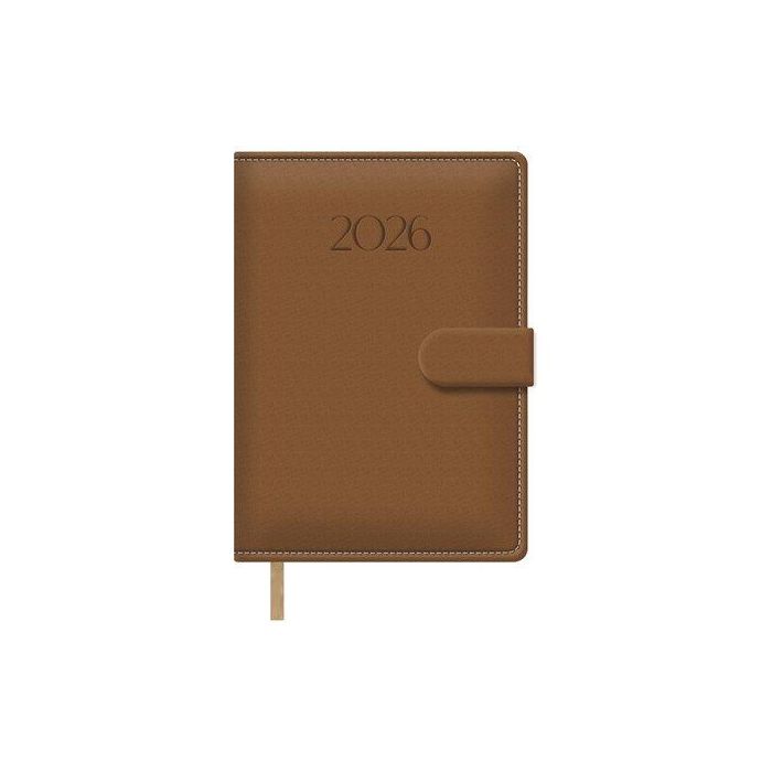 Agenda Anual (2026) Dohe Sena Cosida Tapa Extra Polipiel 150X210 D/P Camel