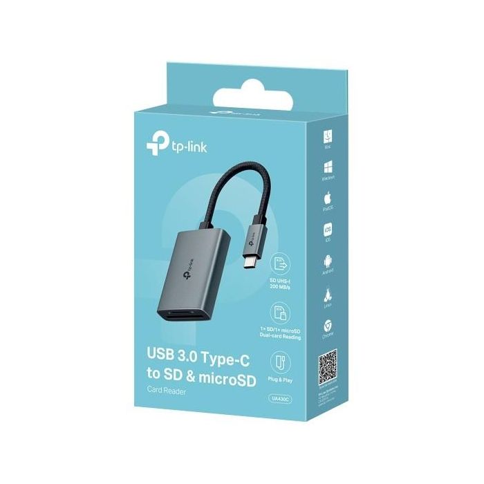 TP-Link HUB UA430C USB-C to SD&TF 3.0 Adapter 3