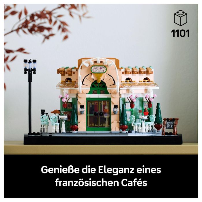 LEGO 10362 Cafetería Francesa: Decoración de Estantería Parisina Set para Adultos
