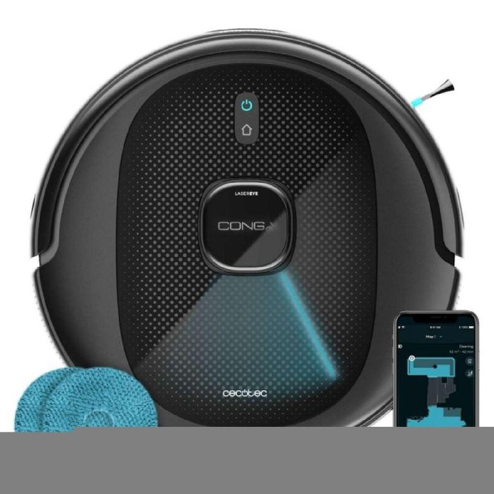 Robot Aspirador Cecotec 9990 AI Spin Revolution Ultra Power 5200 mAh 2