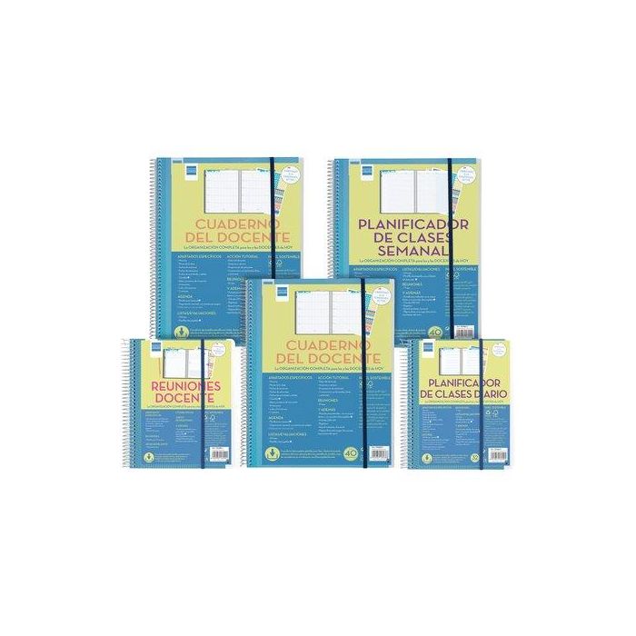 Cuaderno Finocam Del Docente No Fechado Surtido Pack De 5