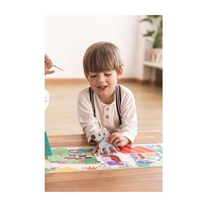 Puzzle XXL caperucita roja. combina dos conceptos en uno, puzzle para construir y cuento para leer. 4 Puzzle XXL caperucita roja. combina dos conceptos en uno, puzzle para construir y cuento para leer. 4