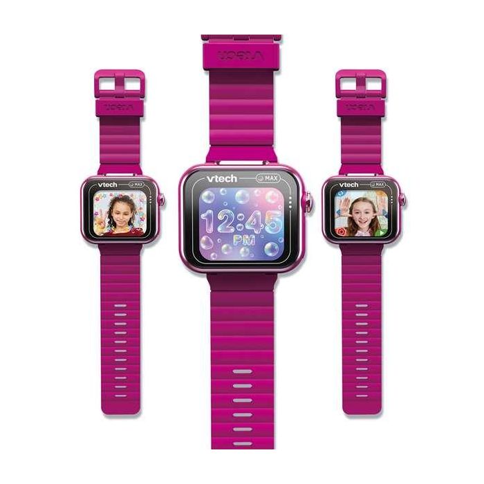 Reloj interactivo kidizoom smartwatch max color frambuesa. pantalla tactil.fotos,selfies,videos,grabadora,juegos.. 256 mb. 8