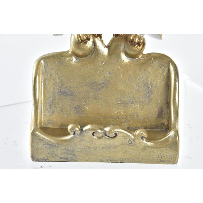 DKD Home Decor Figura de Búhos Caja Tradicional de Resina Dorado Blanco 8 x 7 x 10 cm 2 DKD Home Decor Figura de Búhos Caja Tradicional de Resina Dorado Blanco 8 x 7 x 10 cm 2