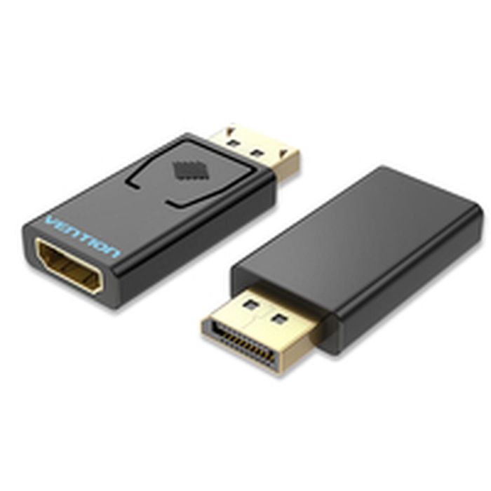 Adaptador DisplayPort a HDMI Vention HBKB0 Negro 0 Adaptador DisplayPort a HDMI Vention HBKB0 Negro 0