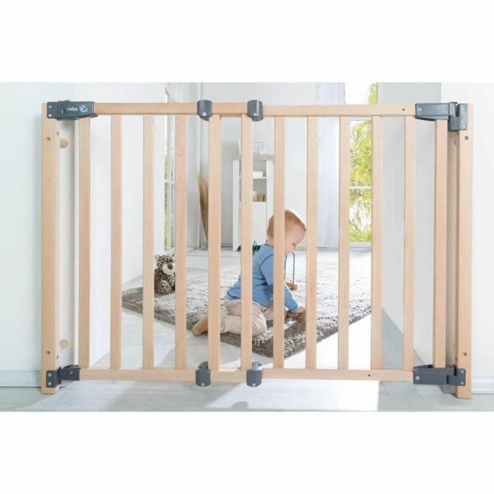 Barrera de seguridad para puerta para bebés Safety Up - ROBA - Ancho ajustable de 70 a 118,5 cm 1 Barrera de seguridad para puerta para bebés Safety Up - ROBA - Ancho ajustable de 70 a 118,5 cm 1