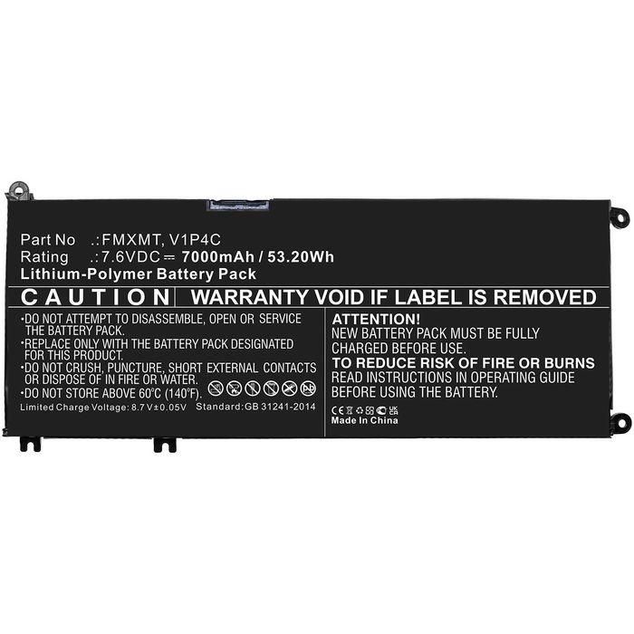 CoreParts Laptop Battery for Dell 53.20Wh Li-ion 7.6V 7000mAh for Dell Chromebook 13 3380, Chromebook 13 3380-6TXJ4, Chromebook 13 3380-7TFG4H CoreParts Laptop Battery for Dell 53.20Wh Li-ion 7.6V 7000mAh for Dell Chromebook 13 3380, Chromebook 13 3380-6TXJ4, Chromebook 13 3380-7TFG4H